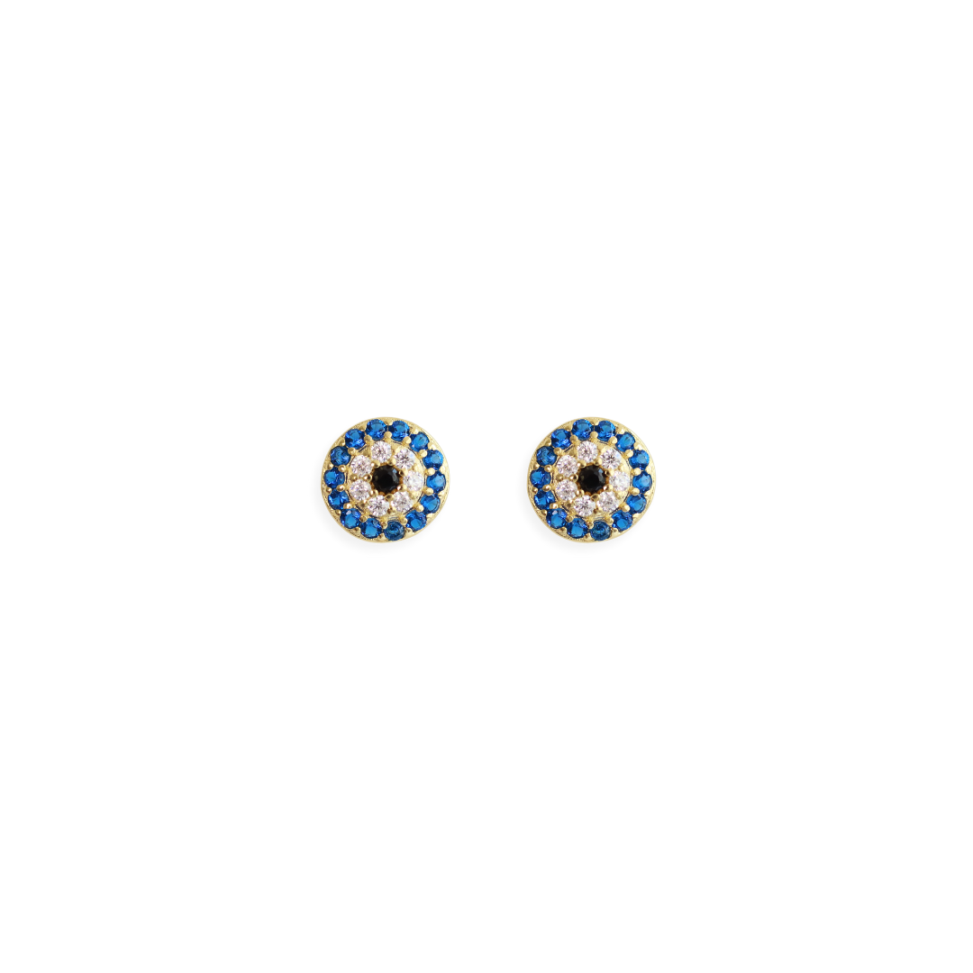 Arete silver gold azulina