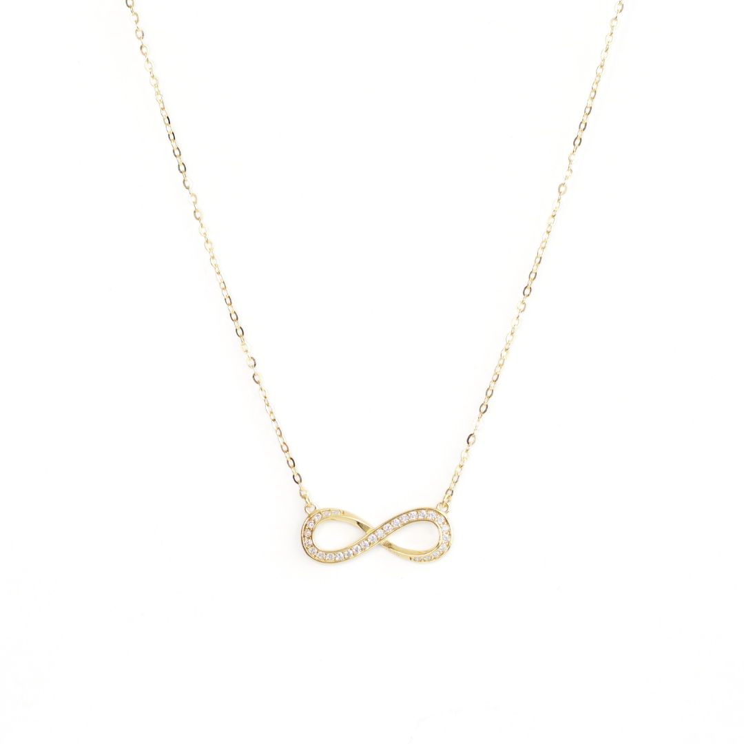 Collar silver gold forever