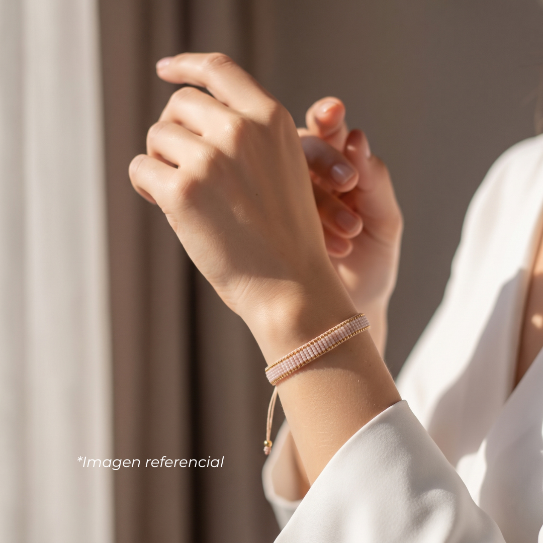 Pulsera Delicas Rosa bebé