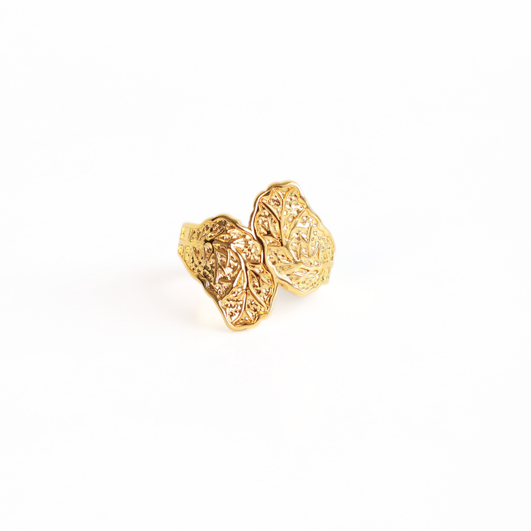 Anillo Golden leaf