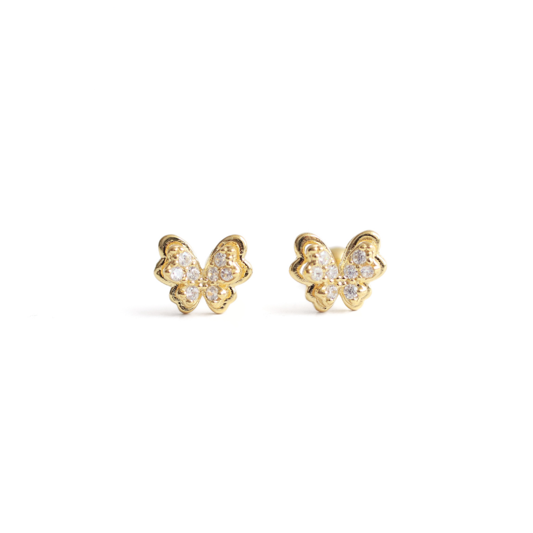 Arete bebé farfalla