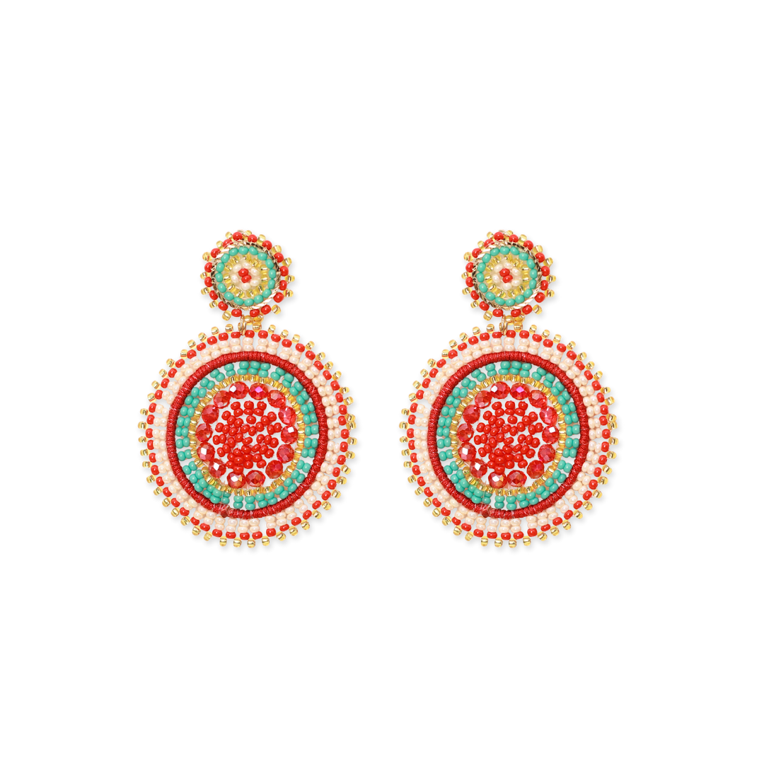 MAXI ARETES - DOBLE FLOR