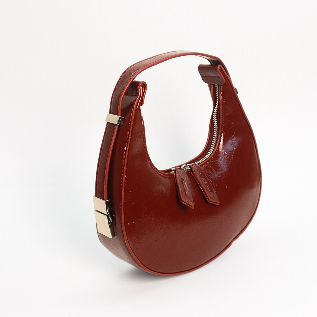 Cartera Baguette Borgoña