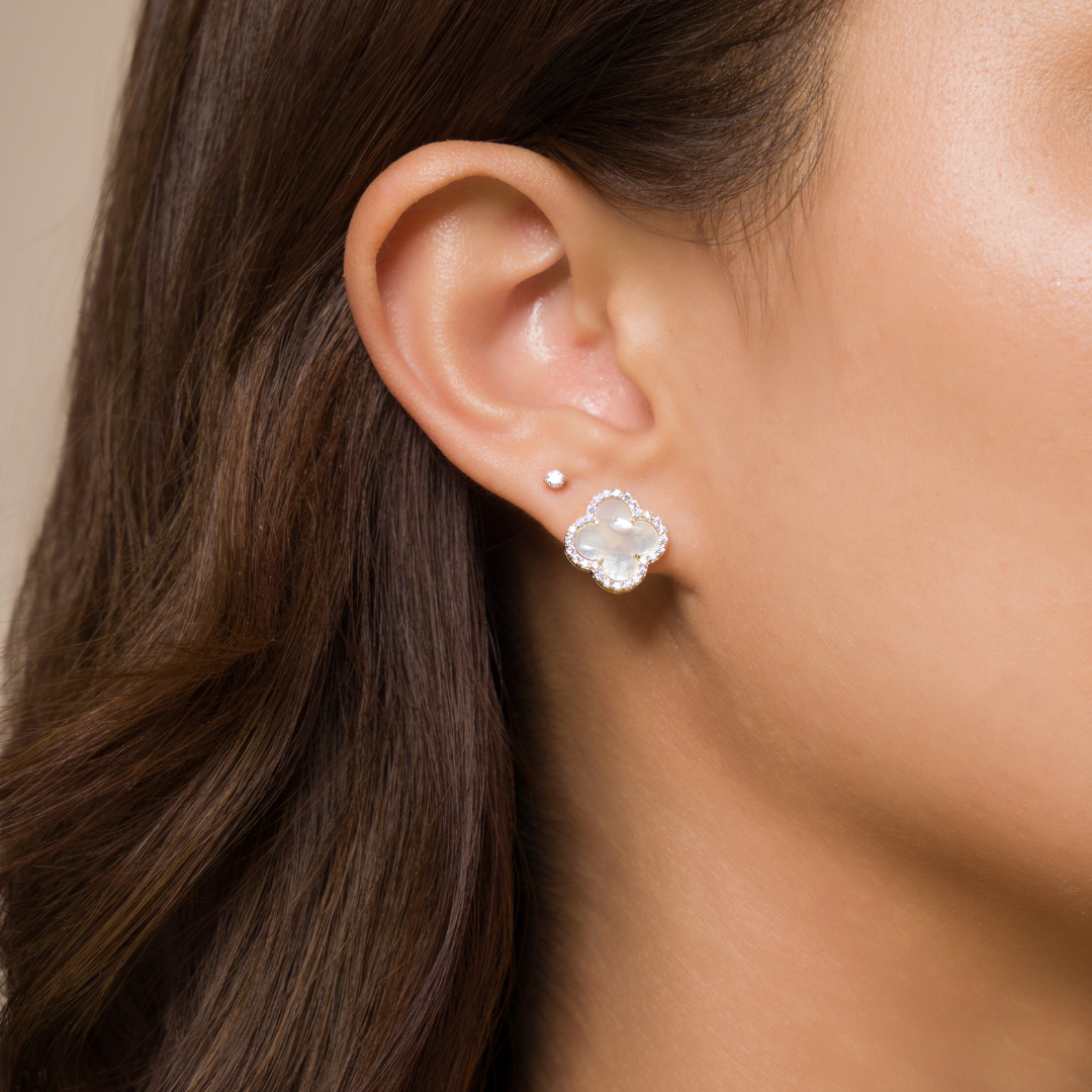 Aretes Silver Gold	Tasha