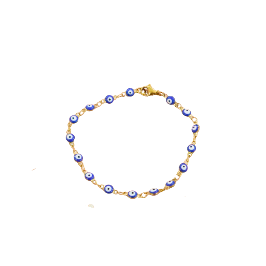PULSERA - OJO TURCO AZUL