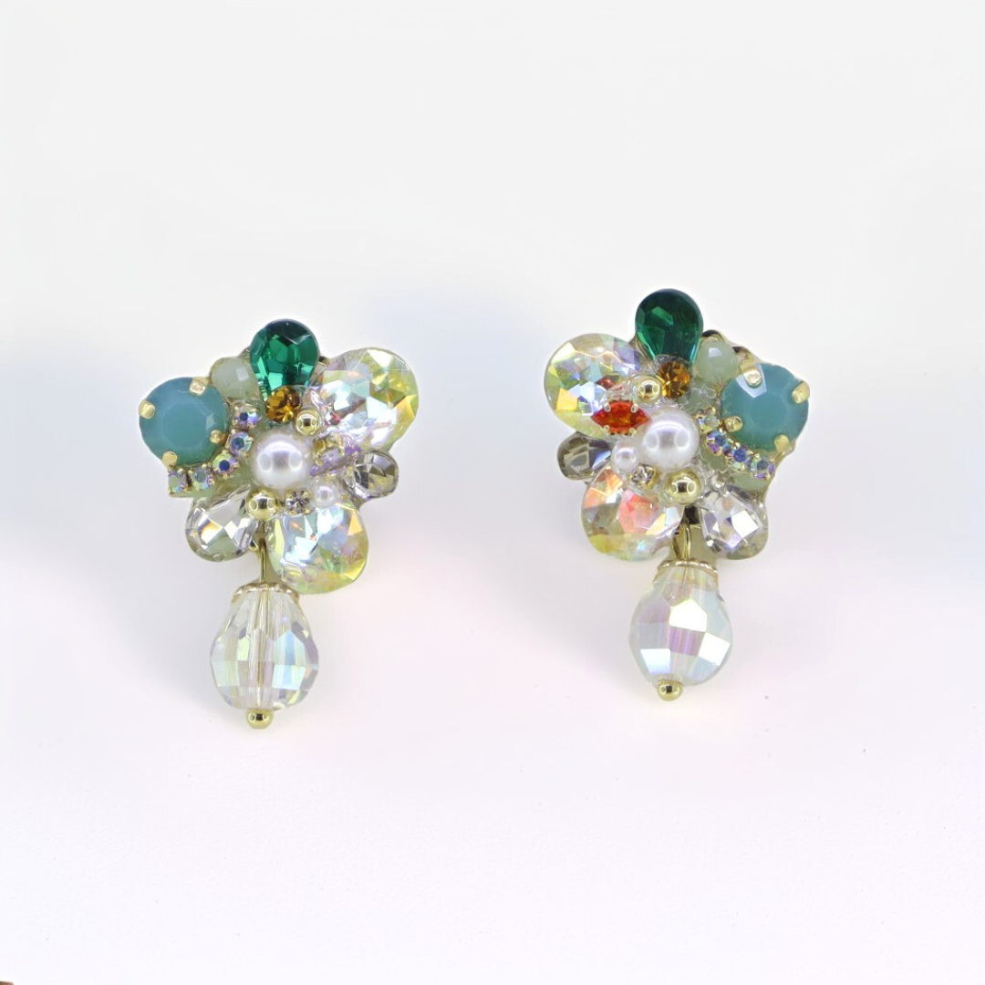 Arete Colgante Flowers Swett