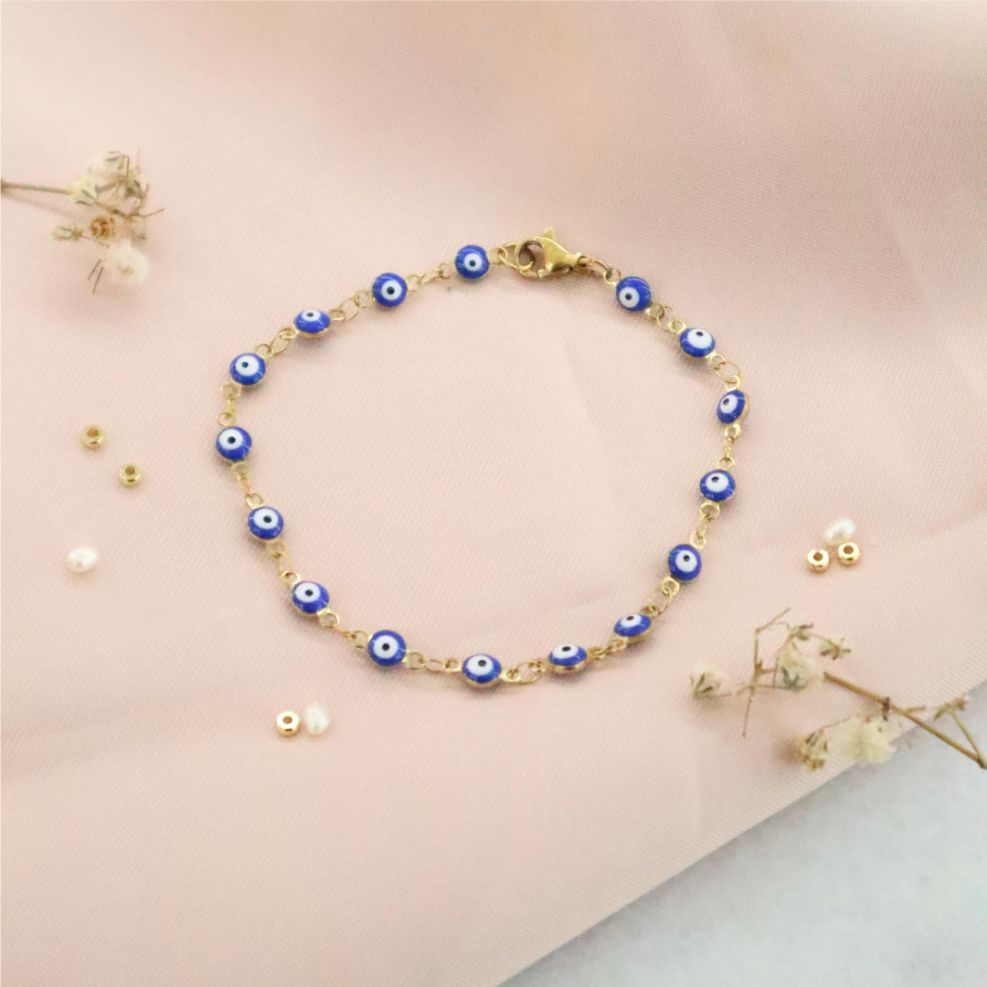 PULSERA - OJO TURCO AZUL
