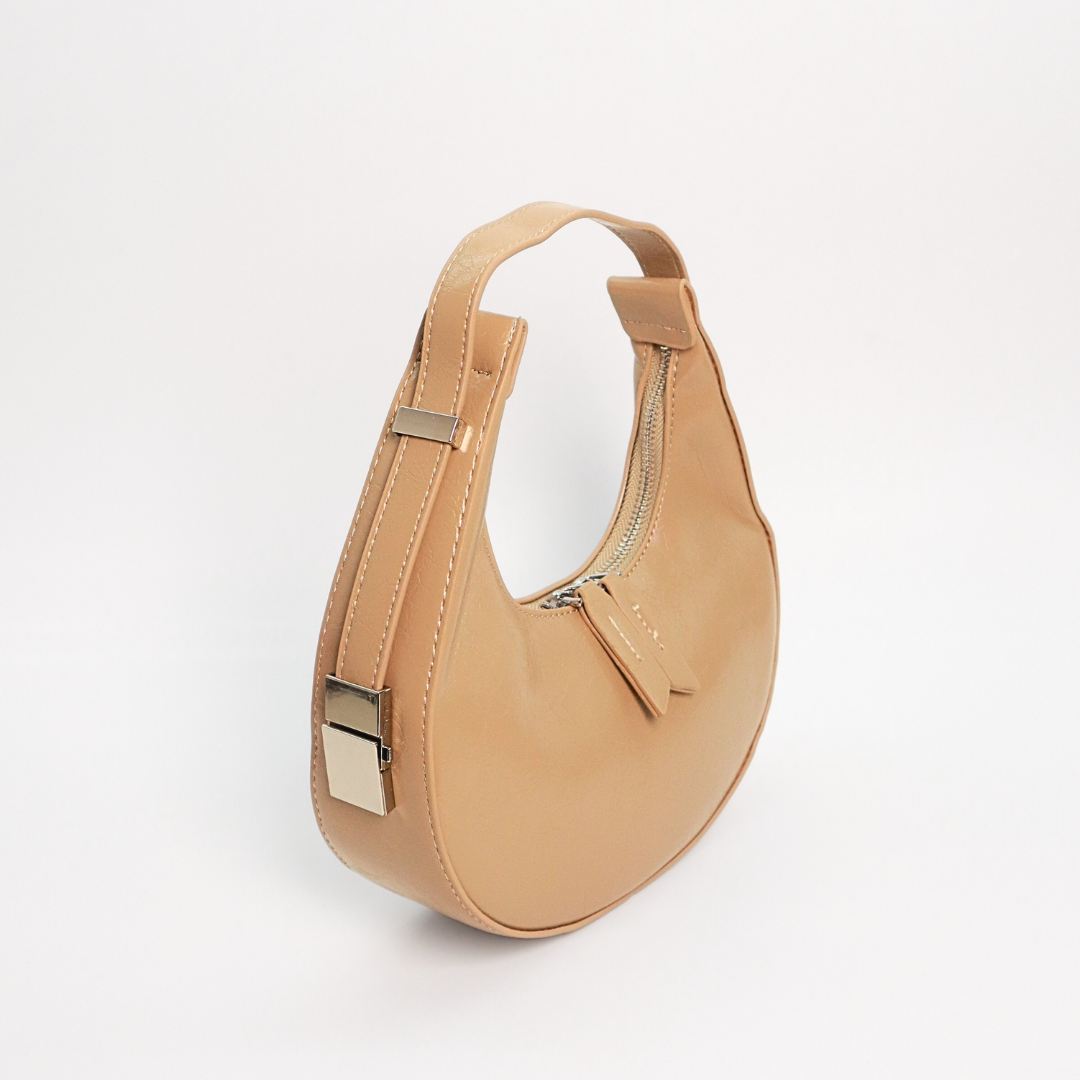 Cartera Baguette Beige