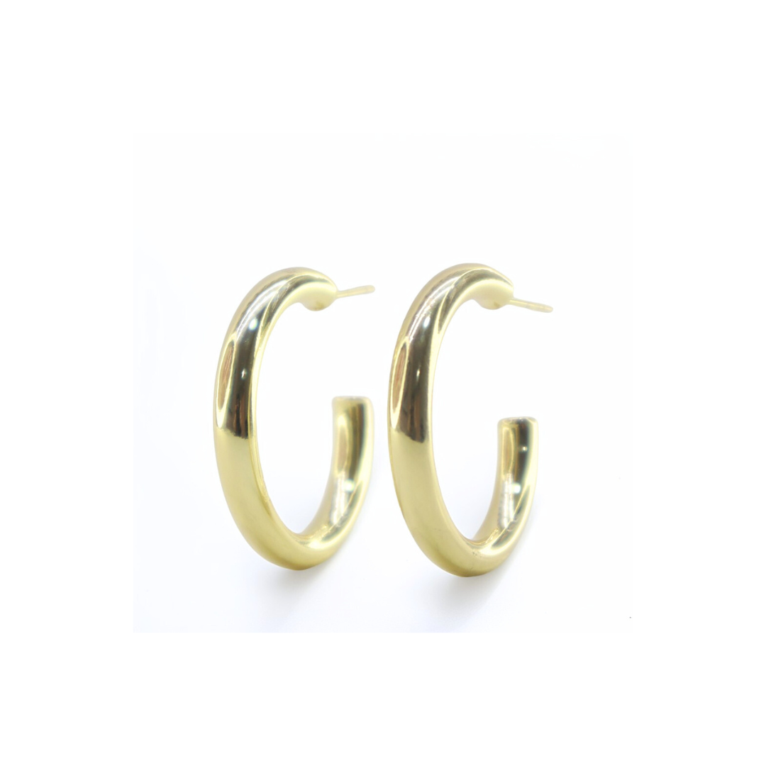 Argolla Hoops Basicas Grandes