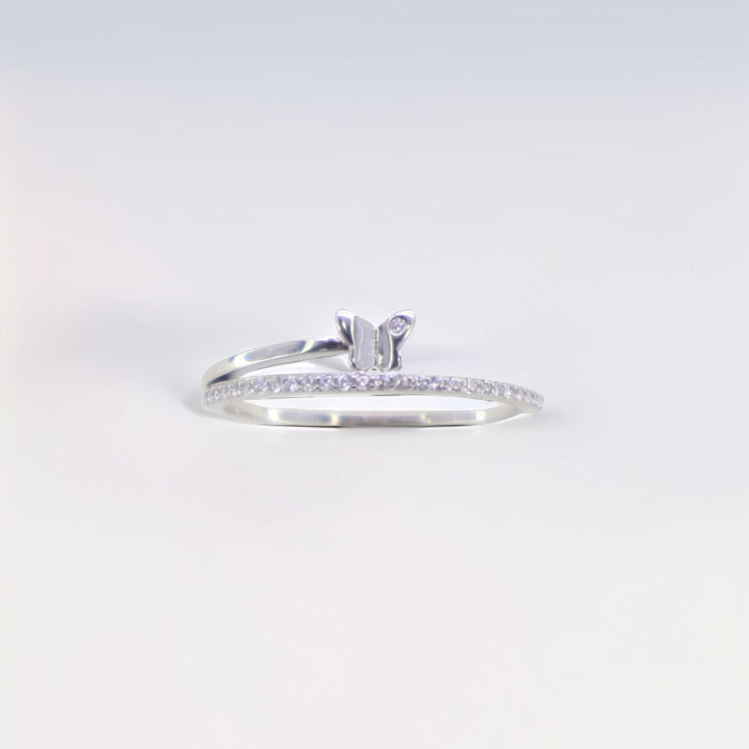 Anillo Mariposa de Cristal