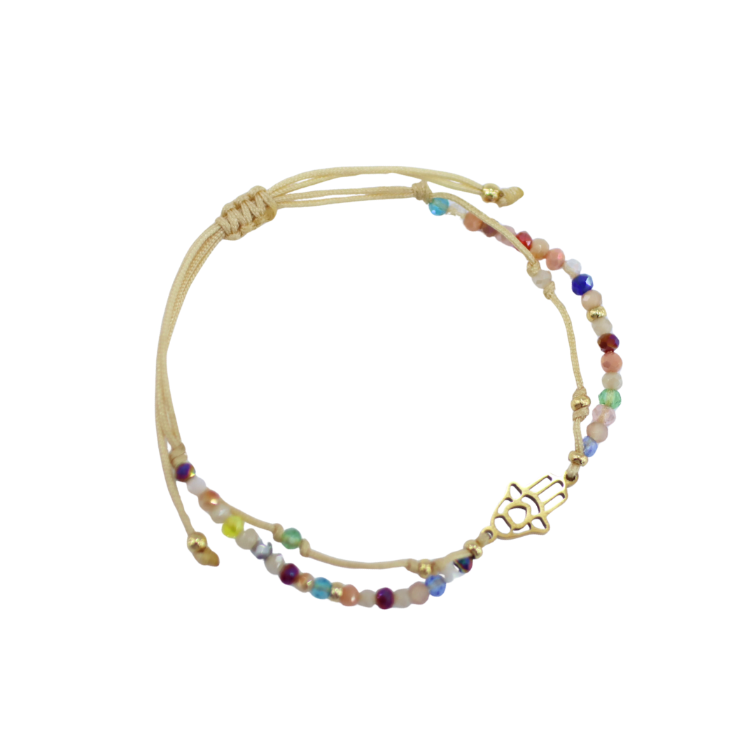 Pulsera Mica Mano Hamsa