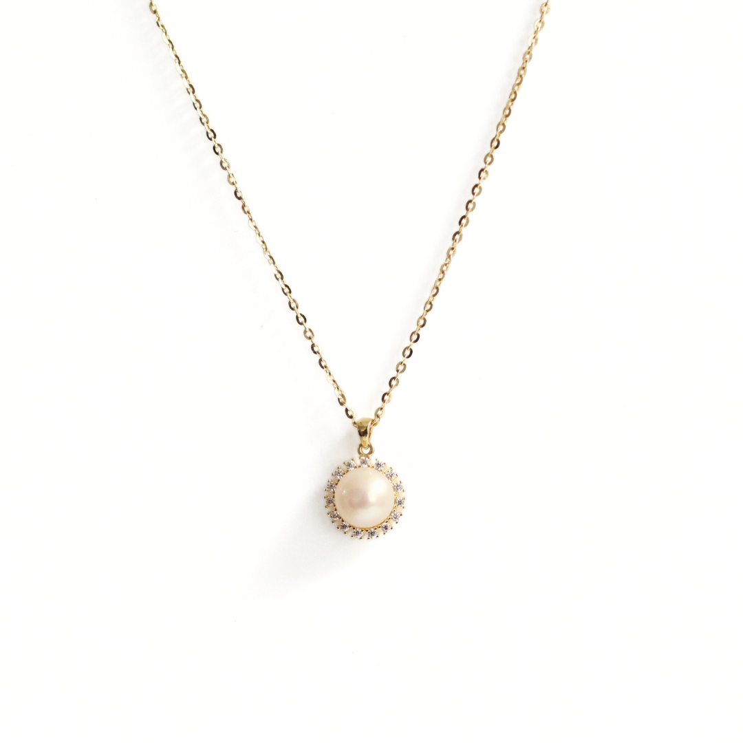 Collar Silver Gold Marfil