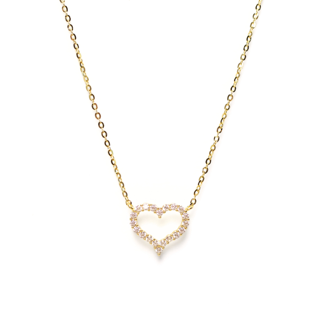 Collar Corazon Calado