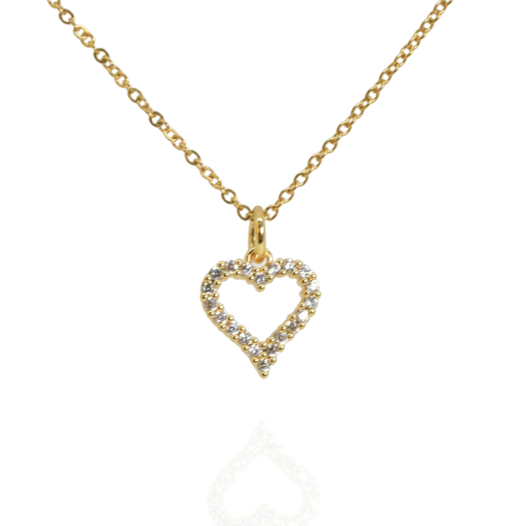 Collar Corazon siluetta