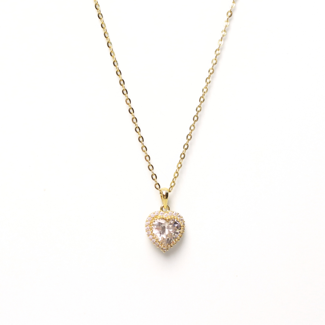Collar Silver Gold Romantique