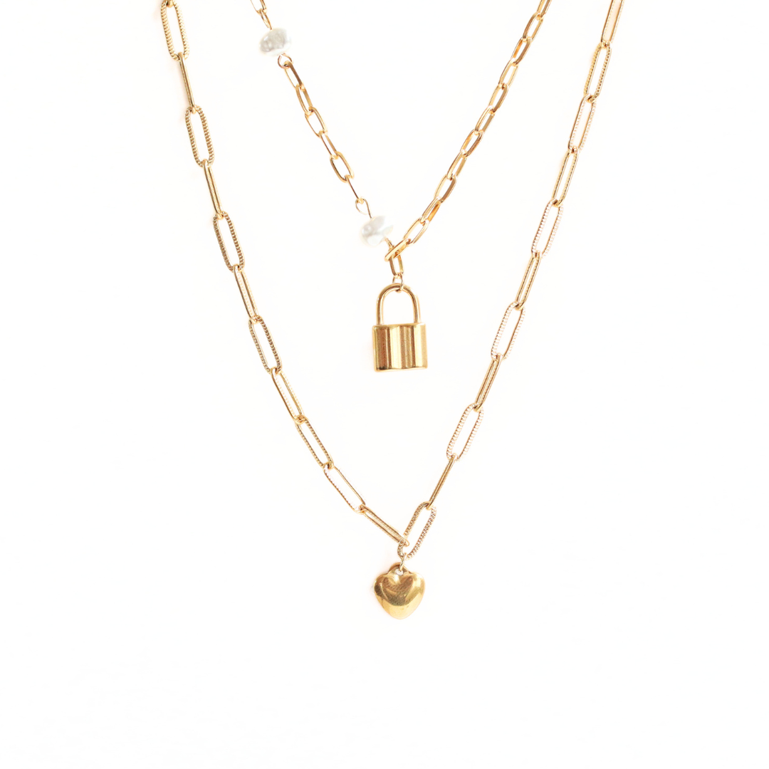 Collar Trendy Candado Love