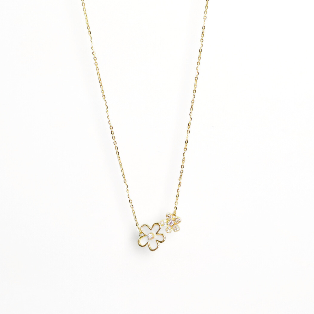 Collar Silver Gold	Esencia Floral