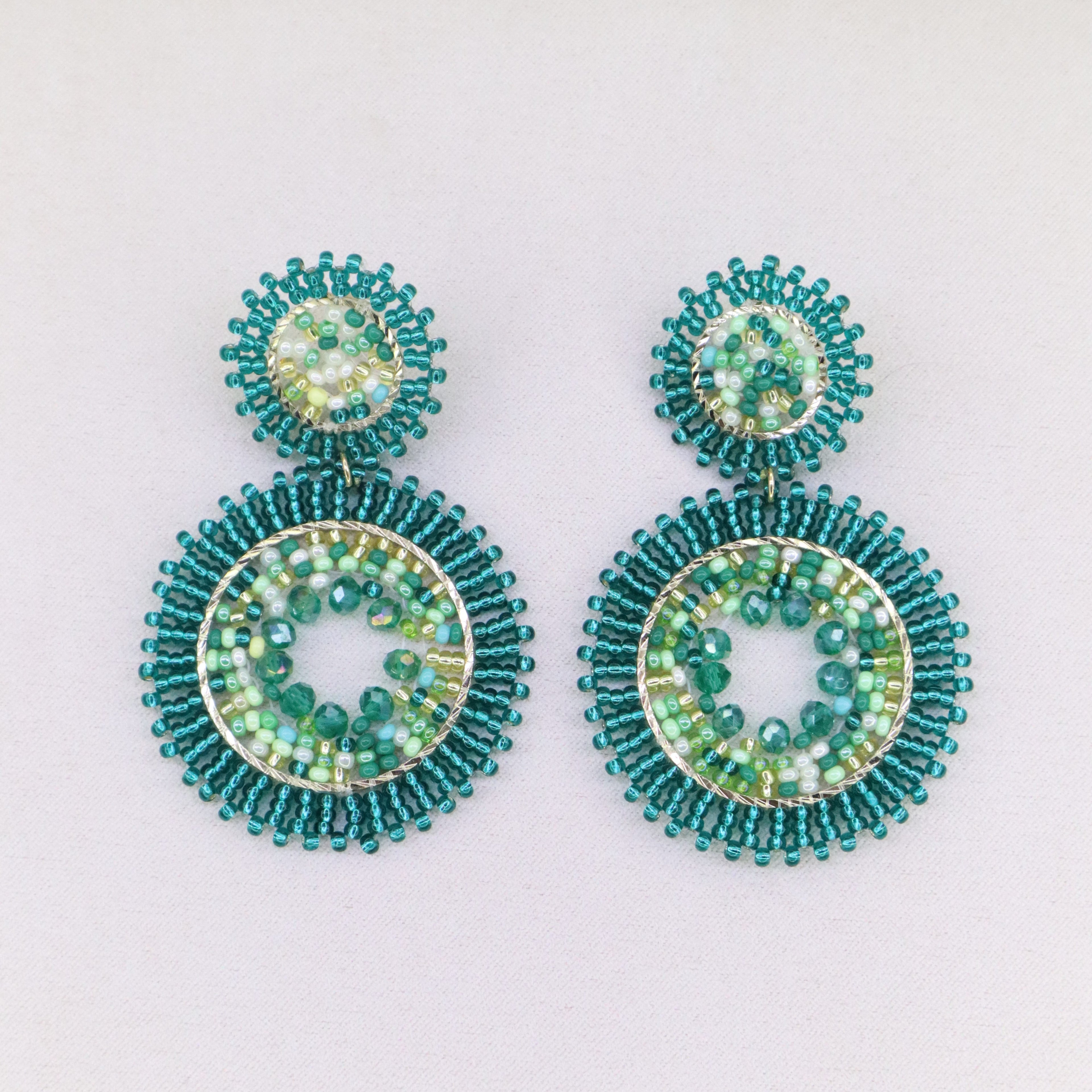 MAXI ARETES - DOBLE VERDE