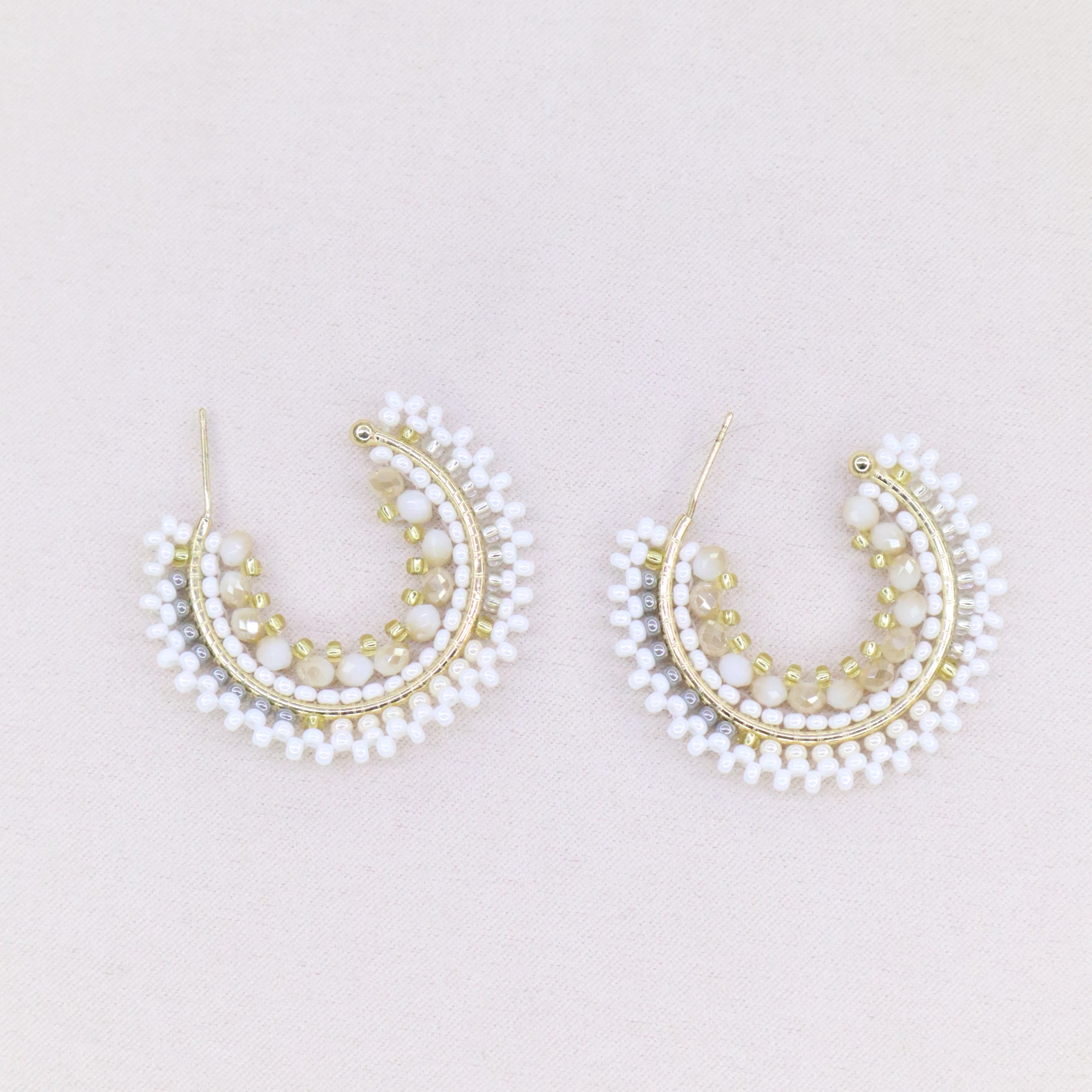 MAXI ARETES - BLANCO