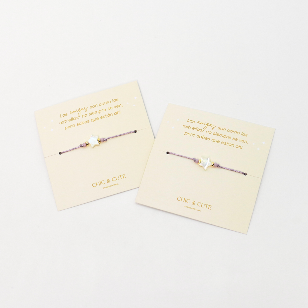 Pulsera Soul Estrella Lila