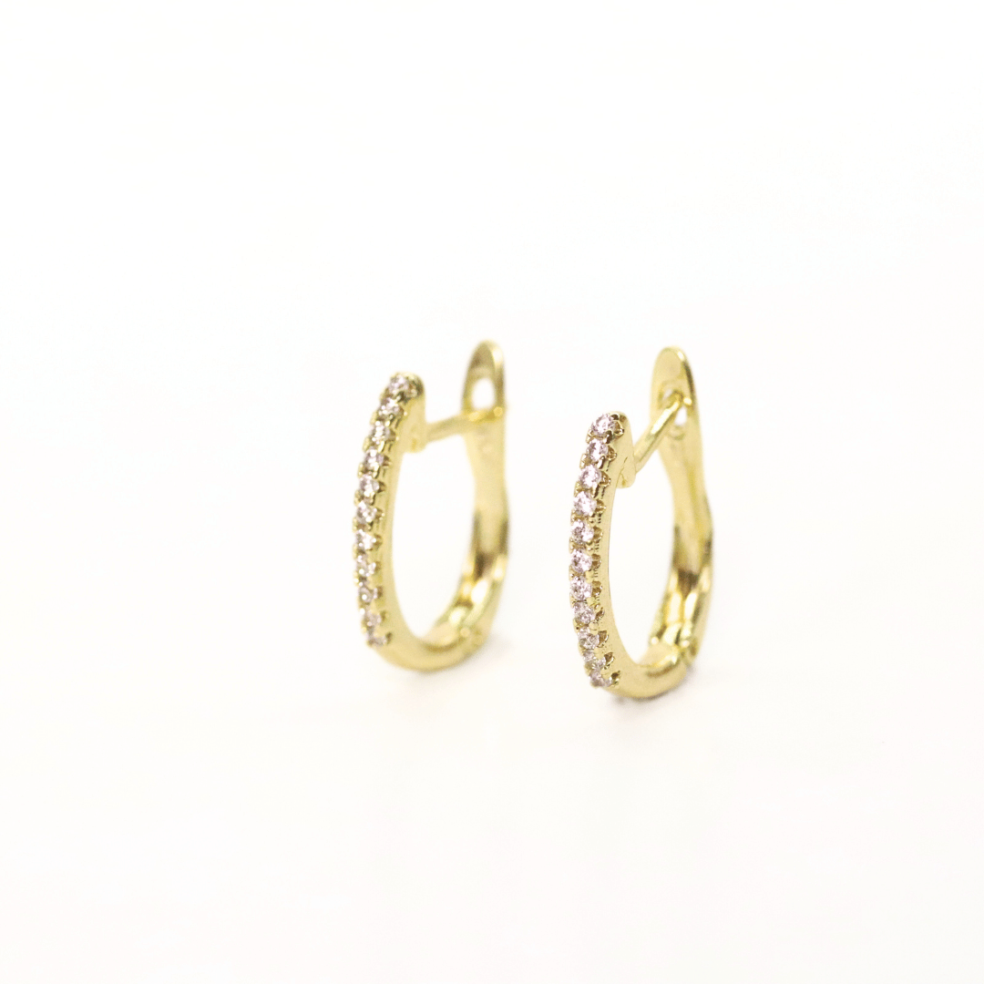 argollas doradas elegantes