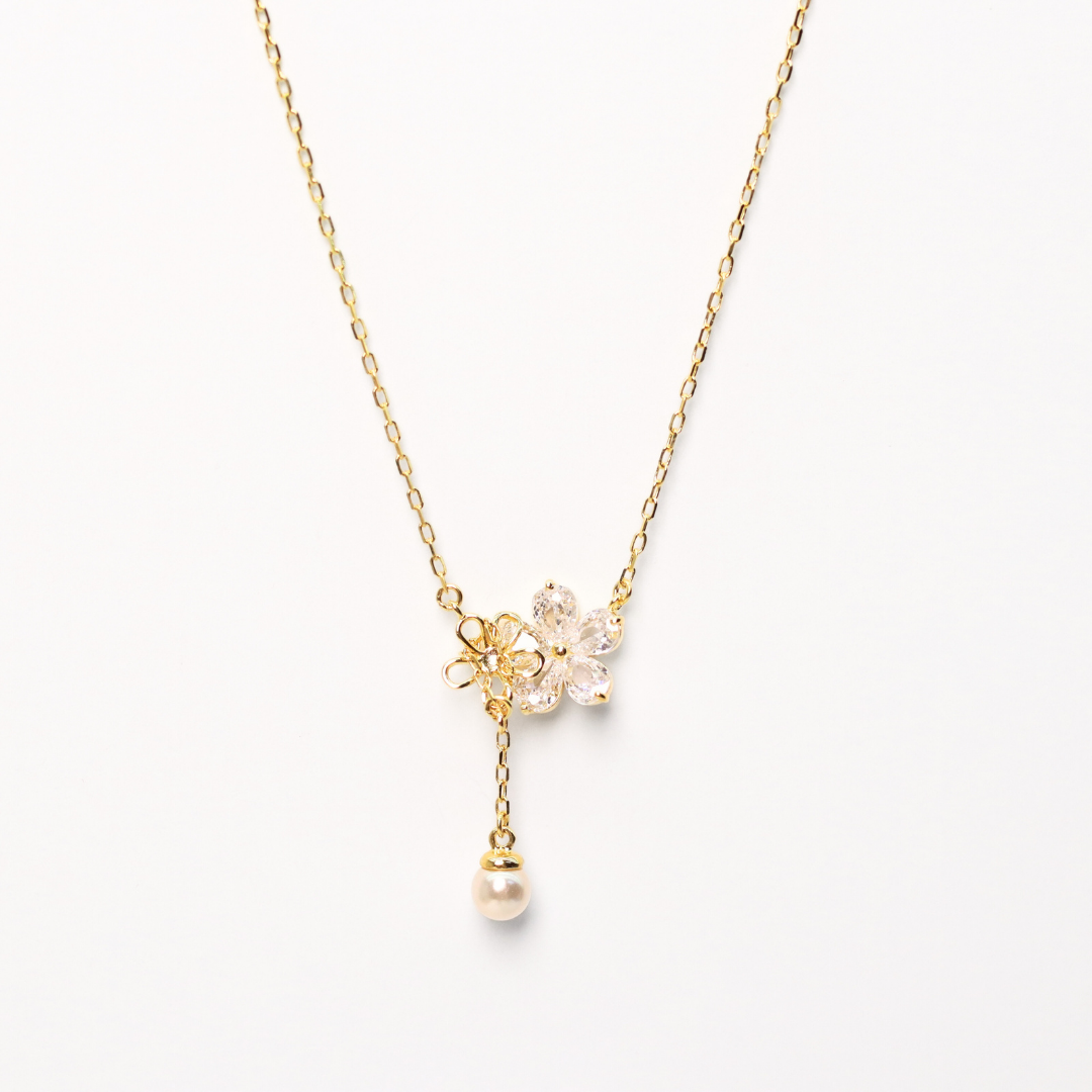 Collar Flor Cristal