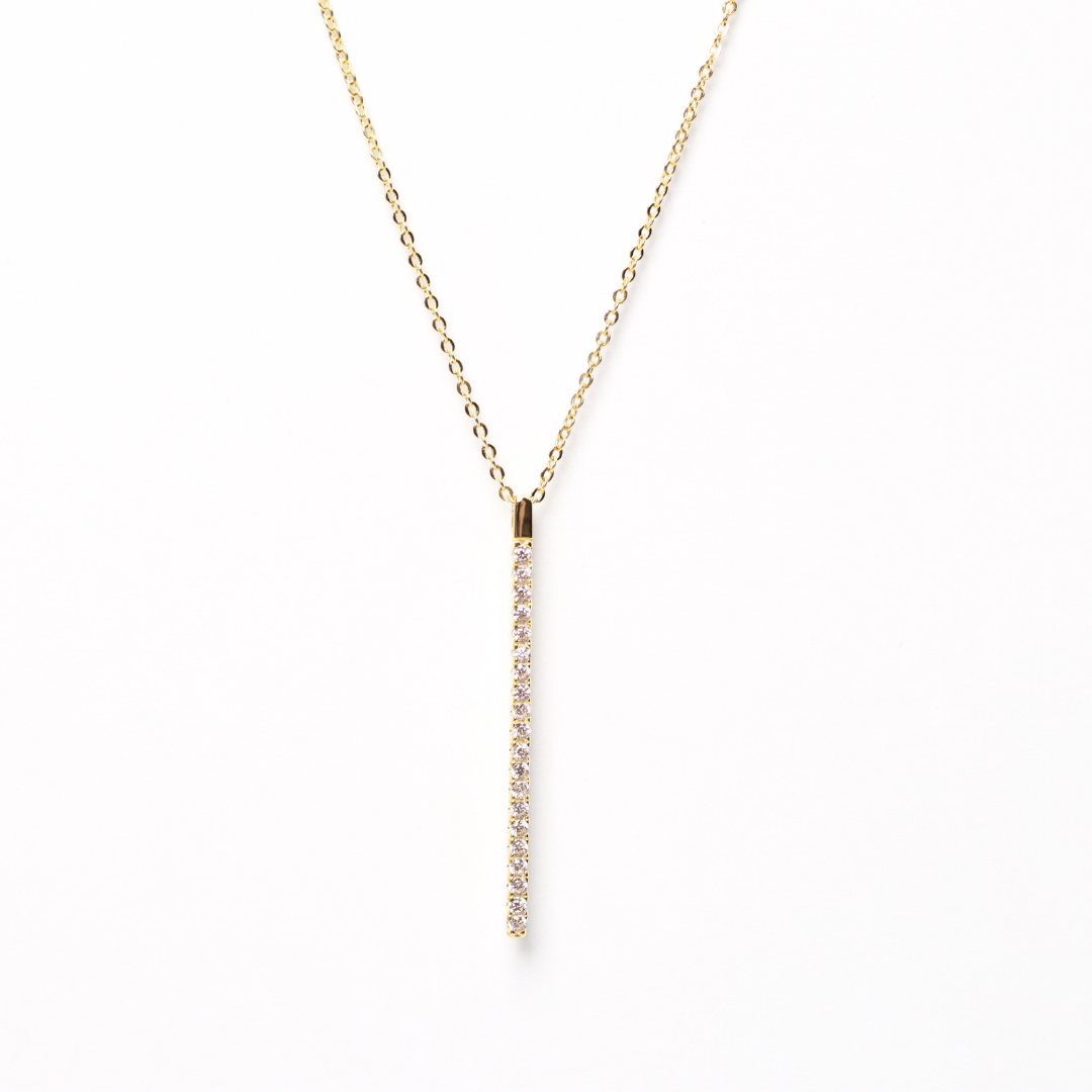 Collar Silver Gold	Cristal