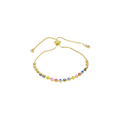 Pulsera Ojitos Arcoiris