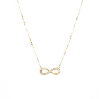 Collar silver gold forever