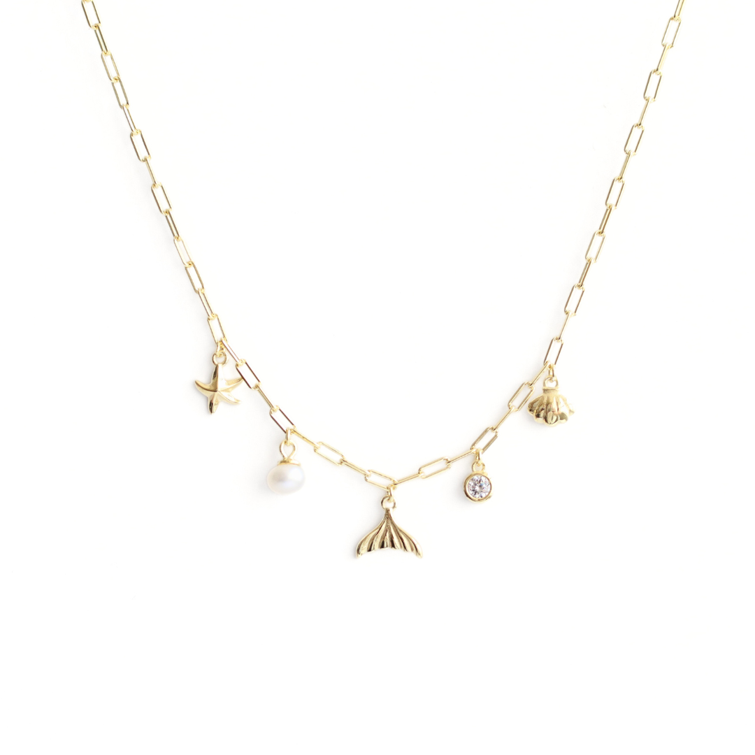 Collar silver gold oceanica