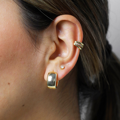 Argollas Silver Gold Dasso