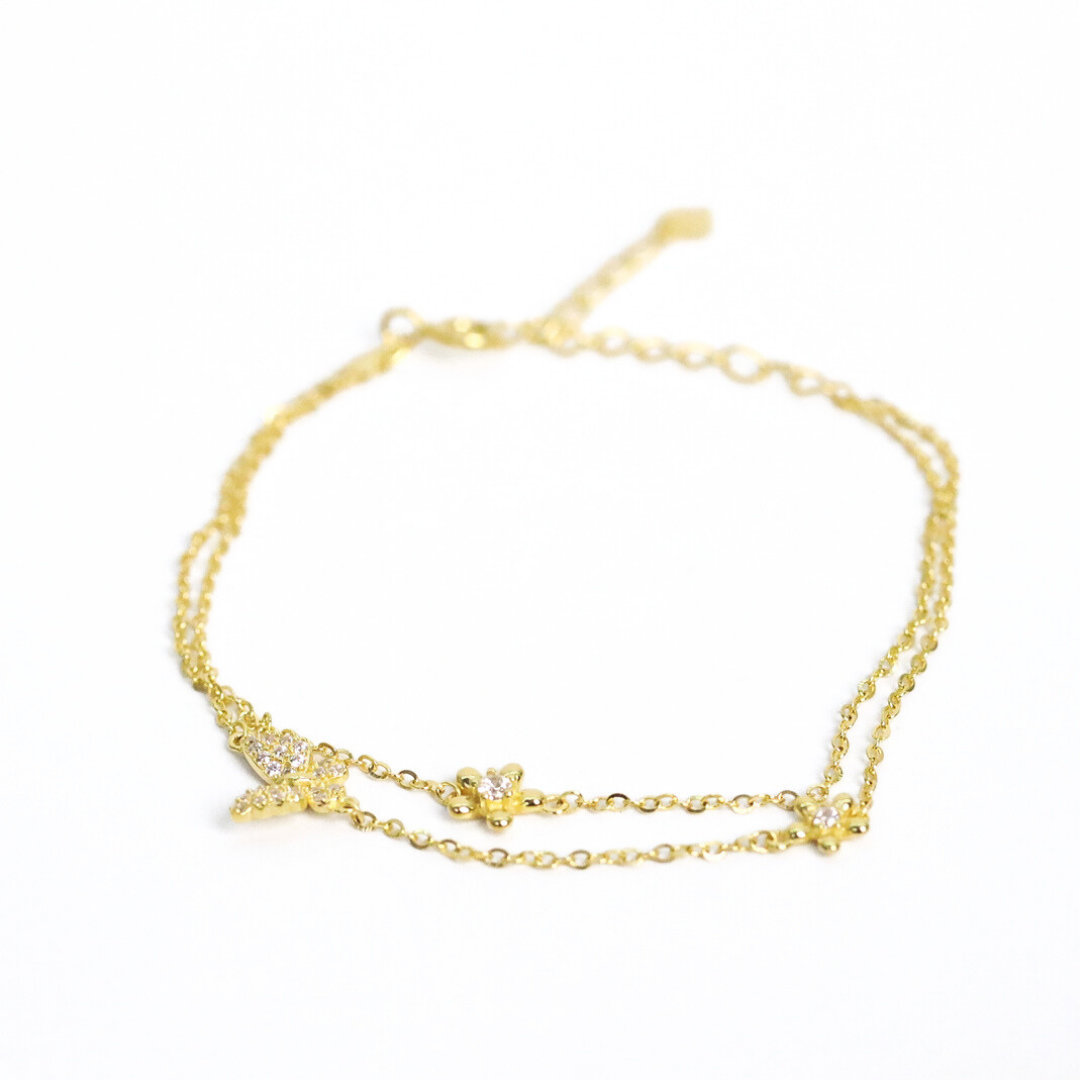 Pulsera Silver Gold Azuce