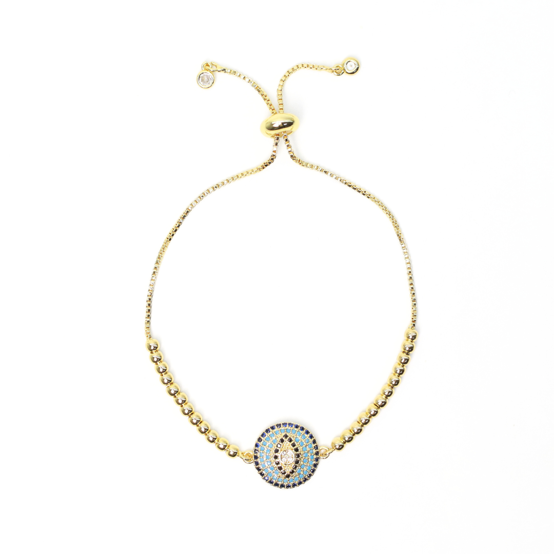 Pulsera Regulable Ojo Grande Turco