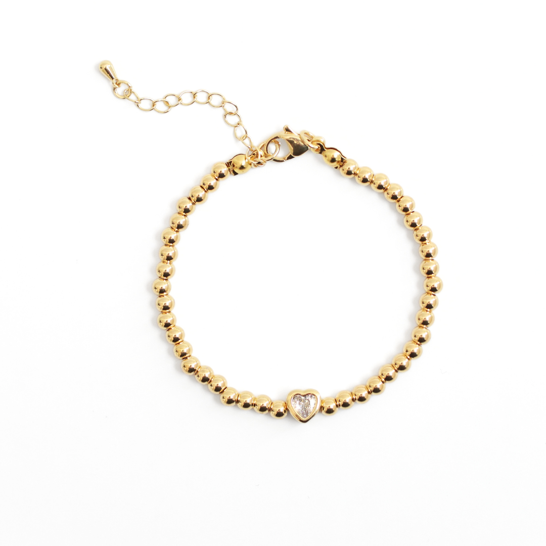 PULSERAS - CORAZON GOLD