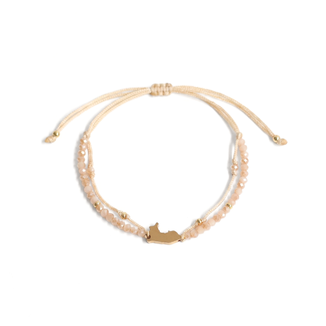 Pulsera Mapa Doble Rosa