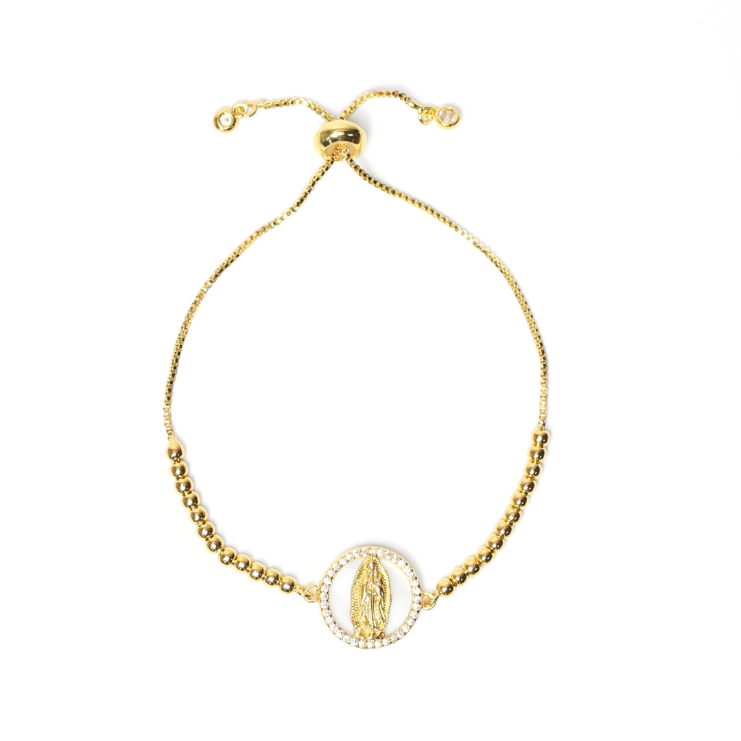 Pulsera Regulable Nacar Guadalupe