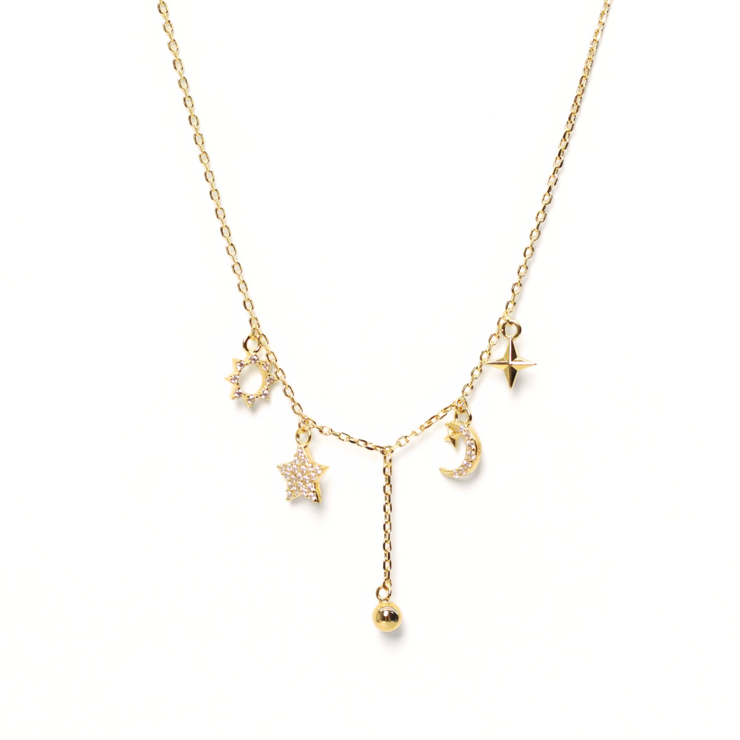 Collar Silver Gold Interestelar