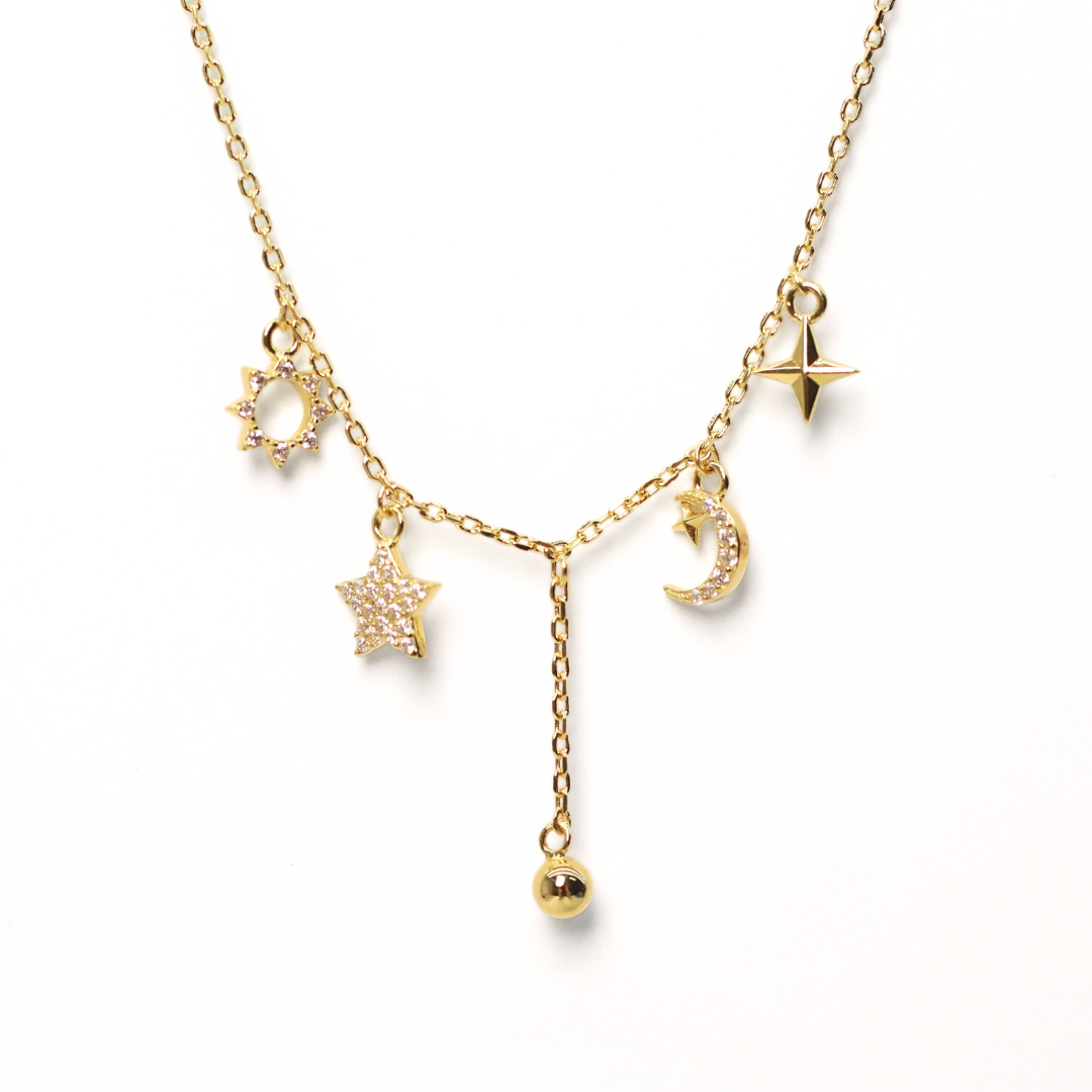 Collar Silver Gold Interestelar
