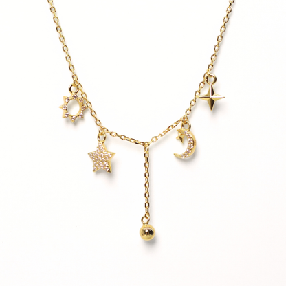 Collar Silver Gold Interestelar