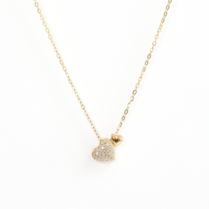 Collar silver gold LoveYou