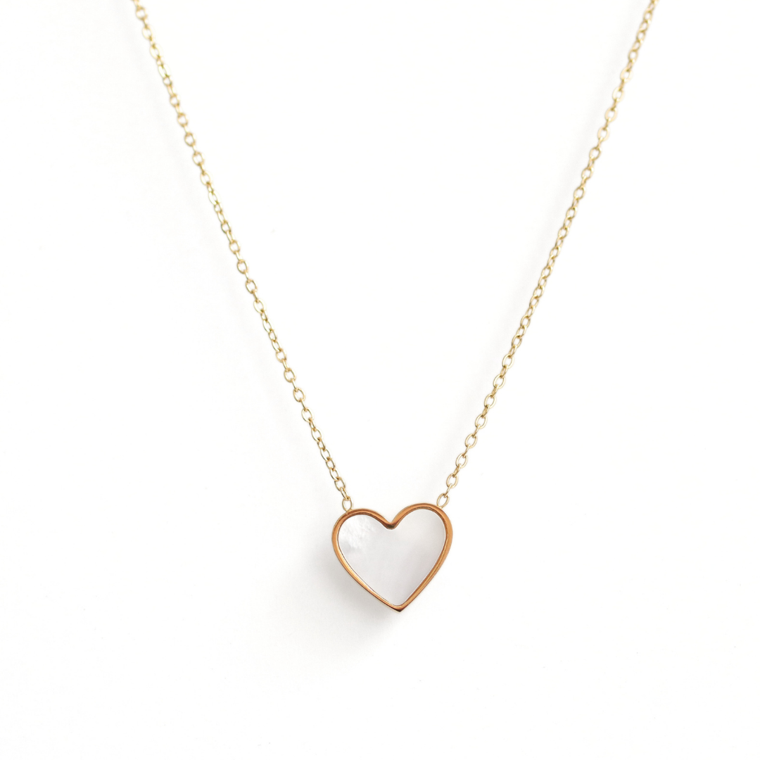Collar Corazón Nacar