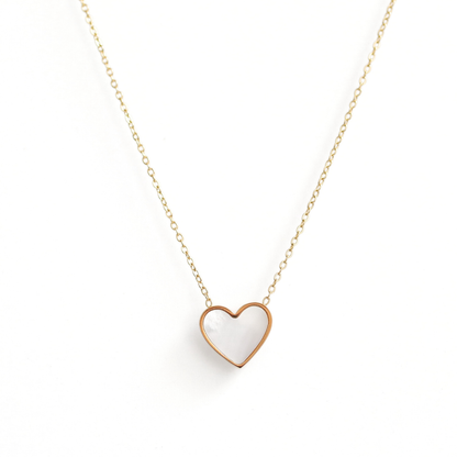 Collar Corazón Nacar