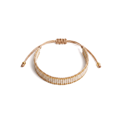 Pulsera Delicas Crema