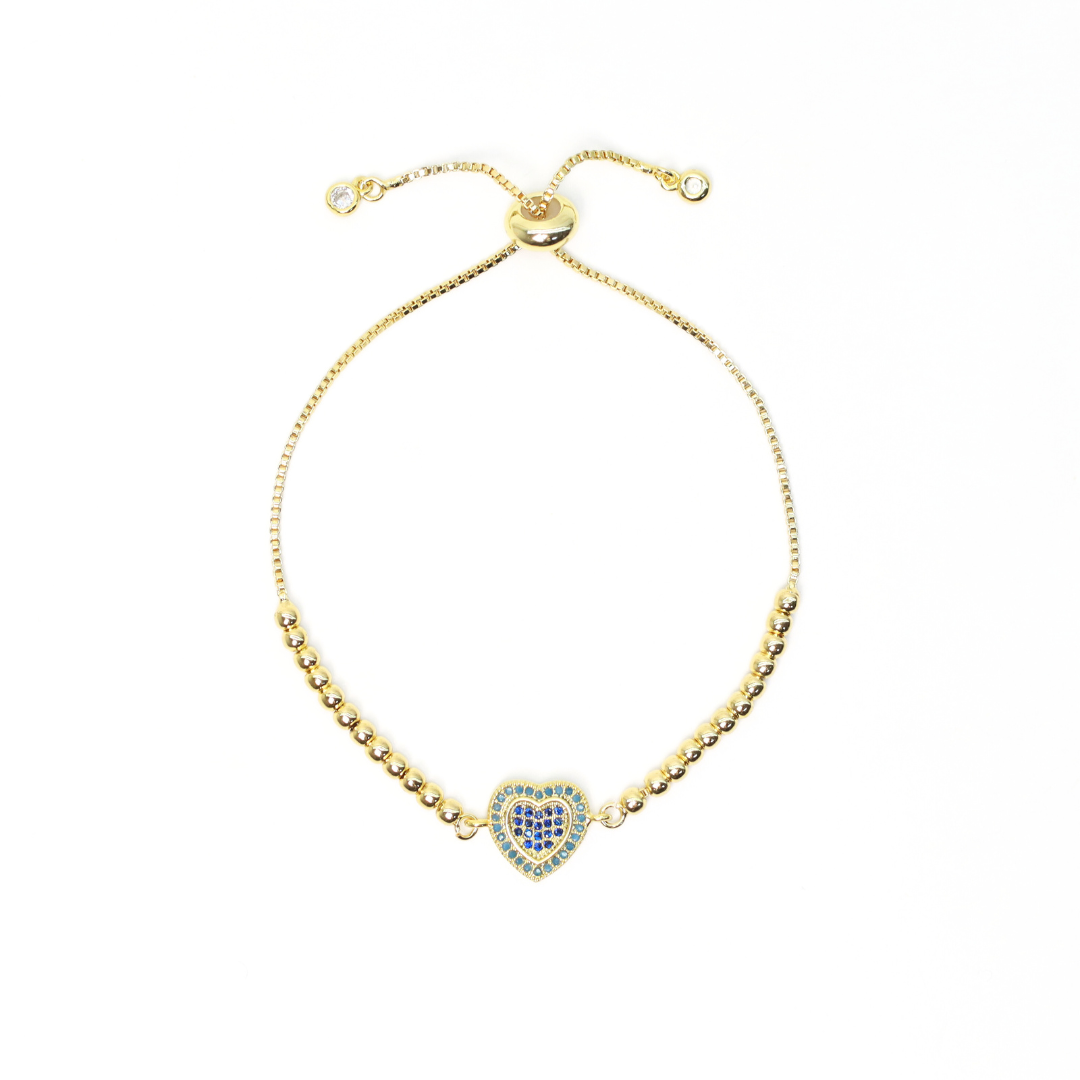 Pulsera Regulable Corazón Profundo