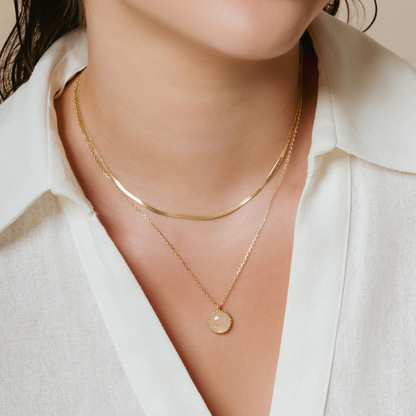Collar Daphne Blanco