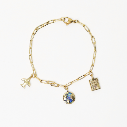 Pulsera Charm Mundo
