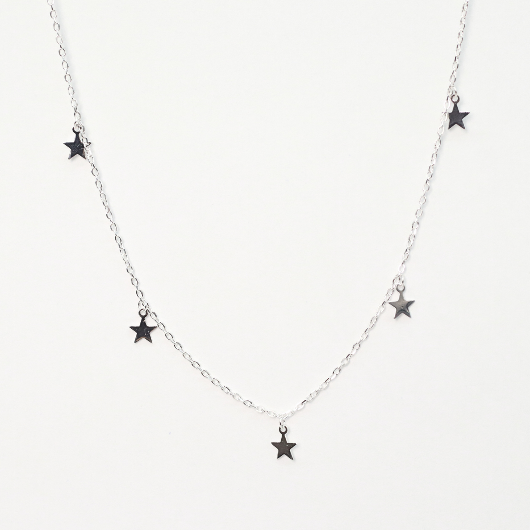Collar Estrellas Silver