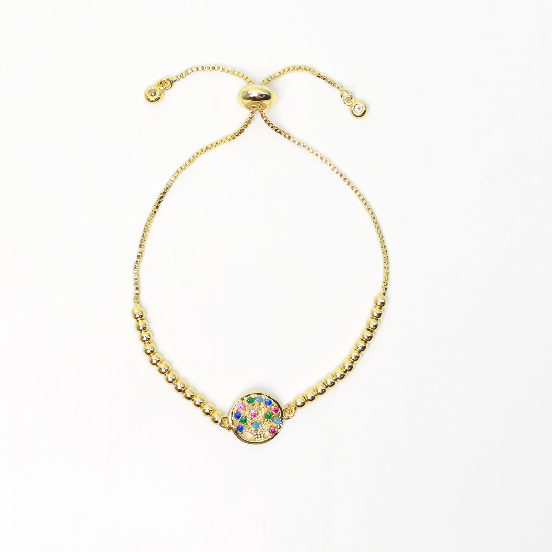 Pulsera Regulable Árbol de la Abundancia