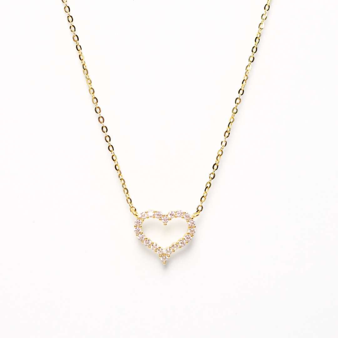 Collar Corazon Calado