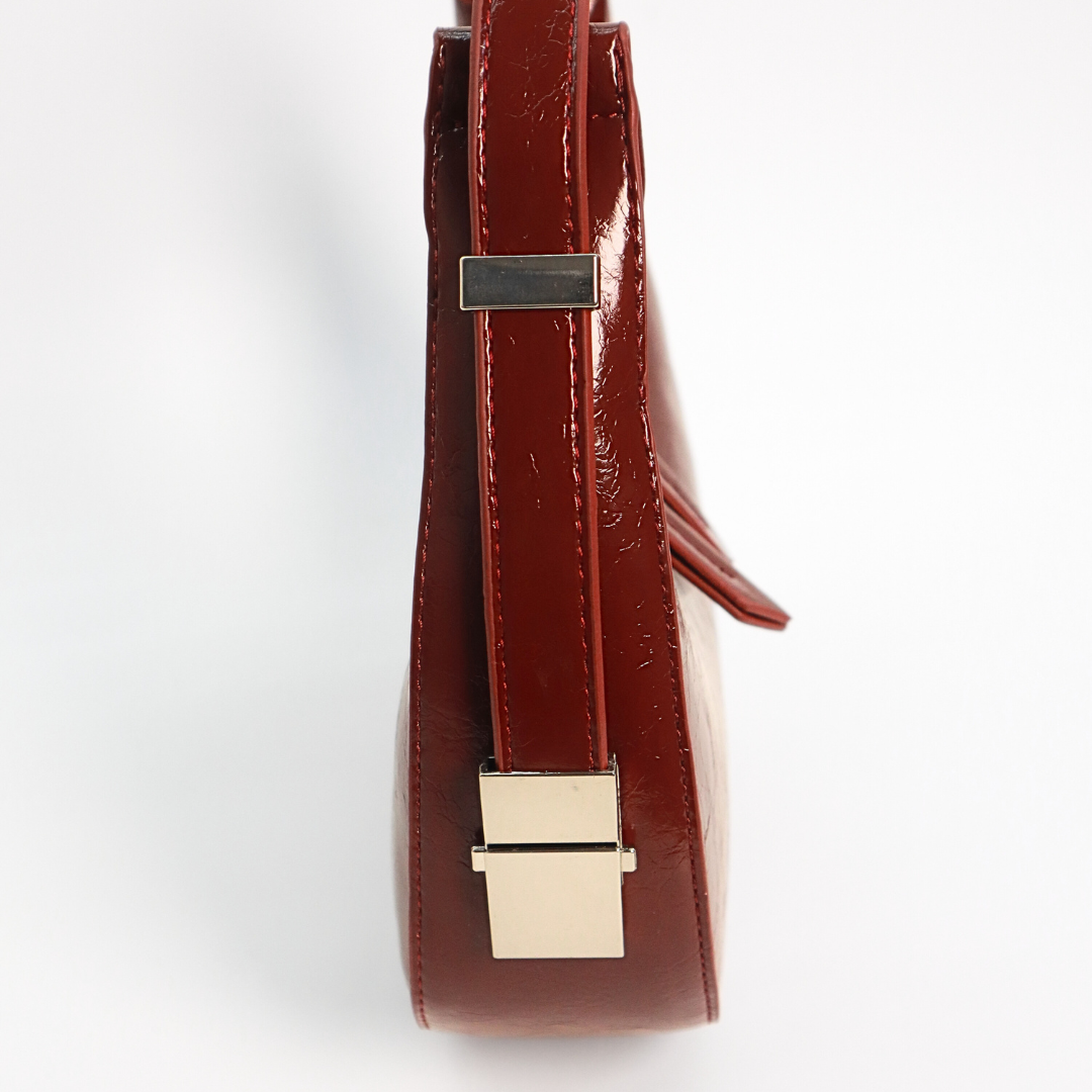 Cartera Baguette Borgoña